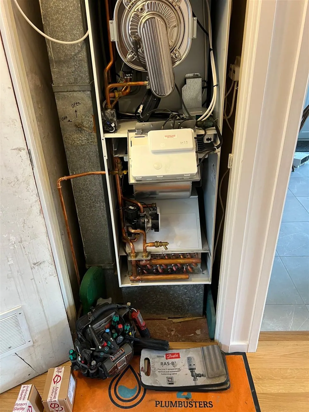 Johnson & Starley warm air unit